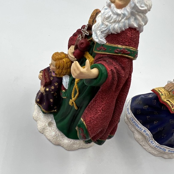 Vintage Reflections Of Christmas St. Nicholas NO STAFF Pipka Storytime Santas - Picture 10 of 11